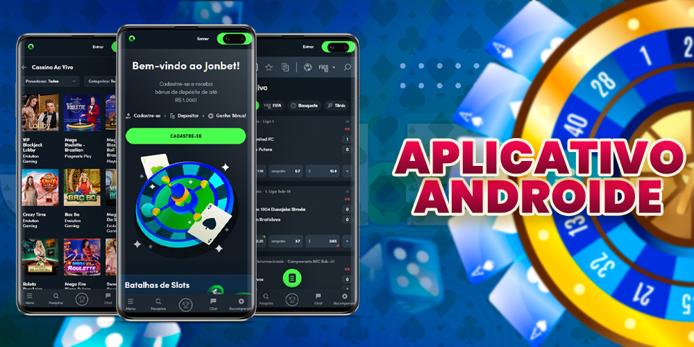 Jogue e aposte em seu dispositivo Android